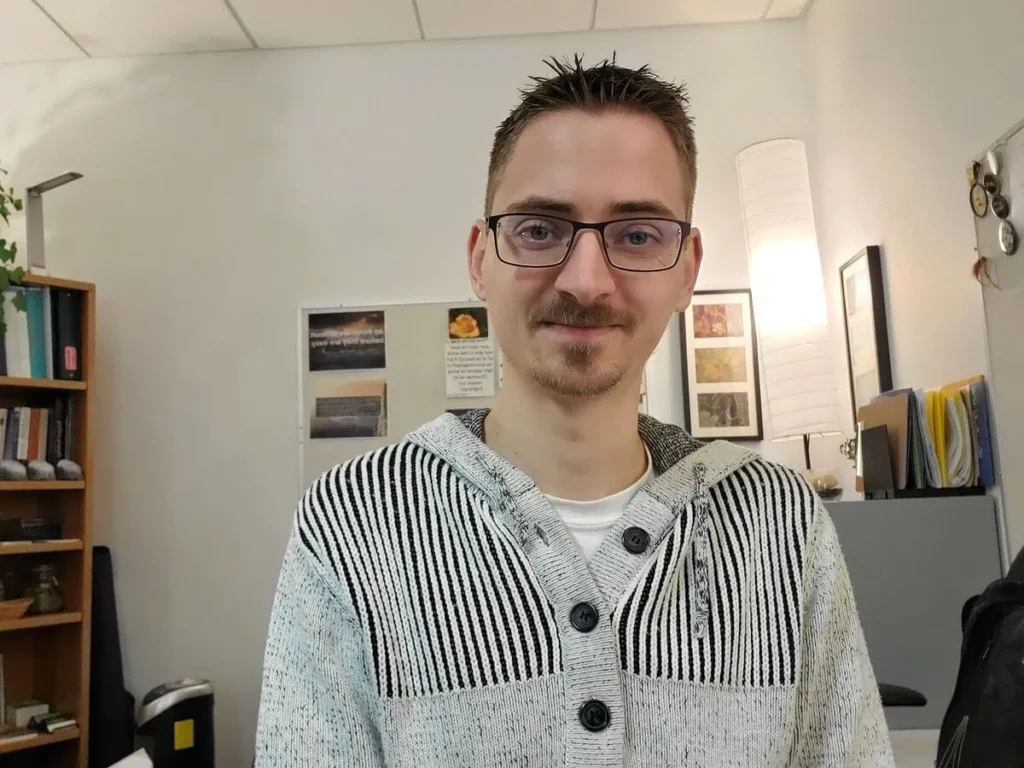 portrait of Justin VanWinkoop